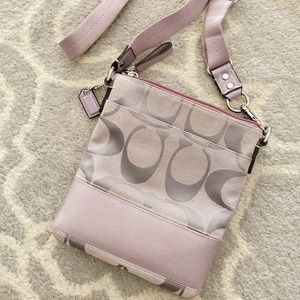 Light purple Coach crossbody